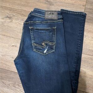 Silver Jeans Women's Indigo Straight Leg Jeans